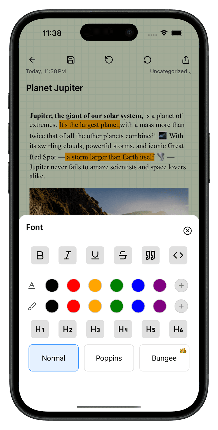 Custom Fonts & Themes